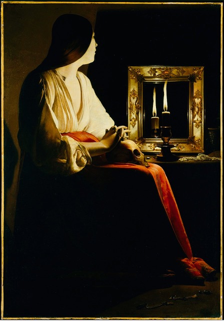 La Madeleine à deux flammes